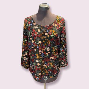 Gallego (Cut Out Back Detail Blouse) - Skies Are Blue